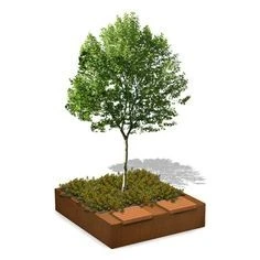 Large Corten Steel Flower Pots Planters Garden