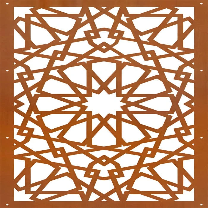 Outdoor Decoration Corten Steel Screen Panel