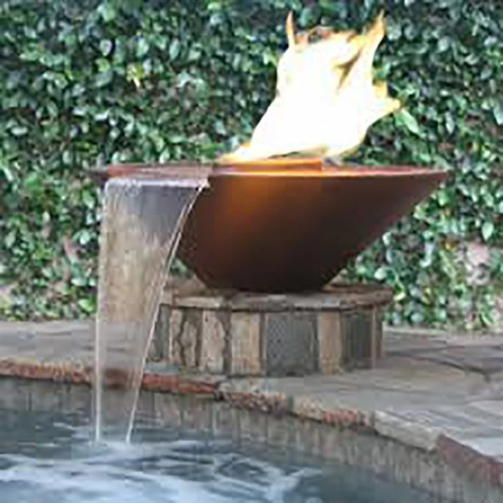 Gas Brazier Water Feature Waterfall high quality