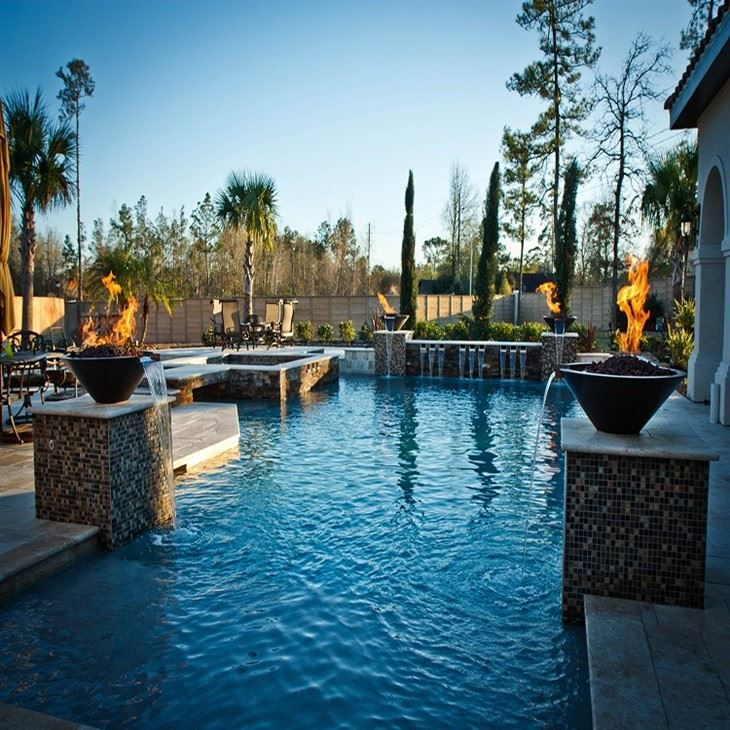 Gas Brazier Water Feature Waterfall best