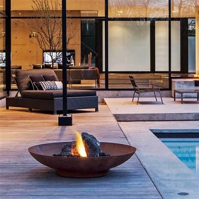 Corten Steel Fire Pits: Den senaste trenden för 2024