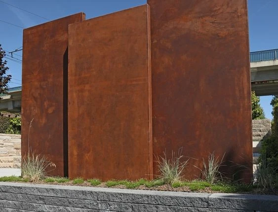 Outdoor Room Dividers Corten Steel